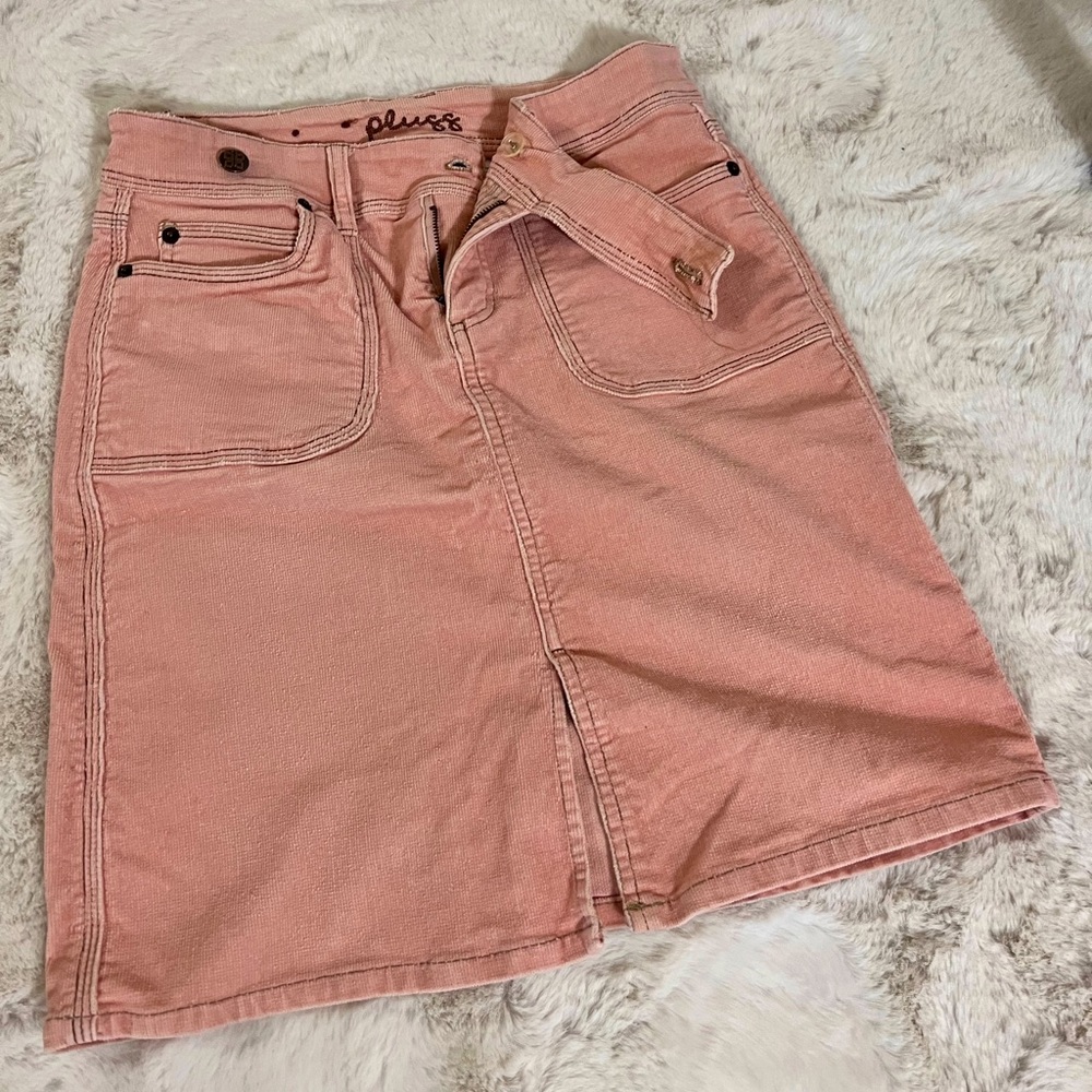 Vintage corduroy pink skirt   Size:0  fits like 2